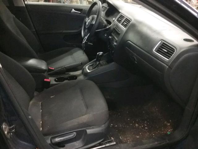 3VW2K7AJ7EM327838 - 2014 VOLKSWAGEN JETTA BASE 蓝色 照片 5