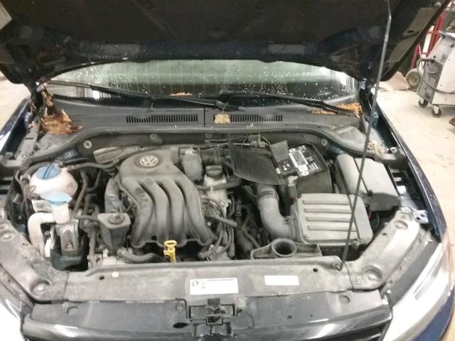 3VW2K7AJ7EM327838 - 2014 VOLKSWAGEN JETTA BASE 蓝色 照片 7