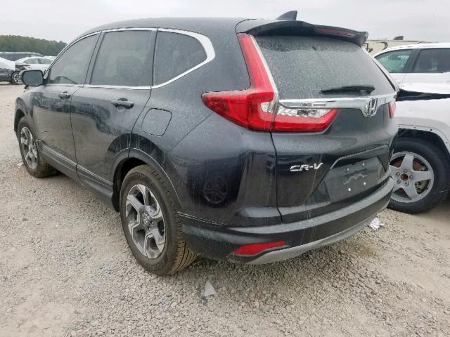 5J6RW1H83KA009417 - 2019 HONDA CR-V EXL BLUE photo 3