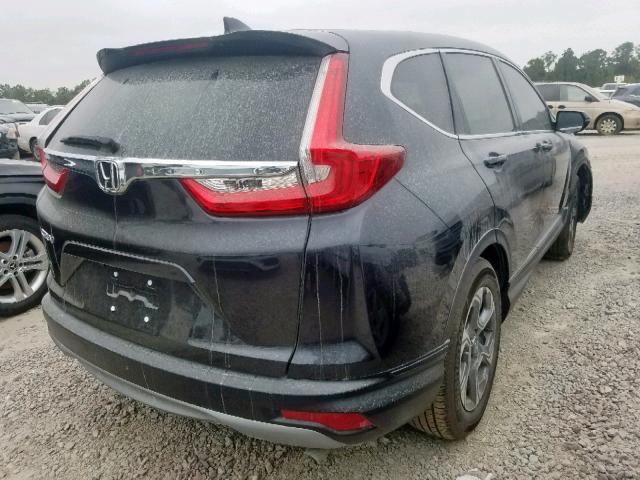 5J6RW1H83KA009417 - 2019 HONDA CR-V EXL BLUE photo 4