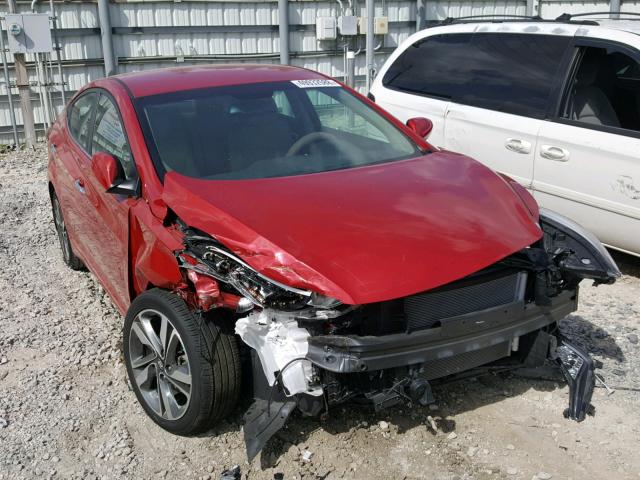 KMHDH4AE9FU353071 - 2015 HYUNDAI ELANTRA SE RED photo 1