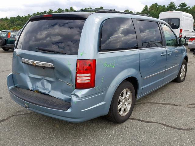 2A8HR54139R567968 - 2009 CHRYSLER TOWN & COU BLUE photo 4