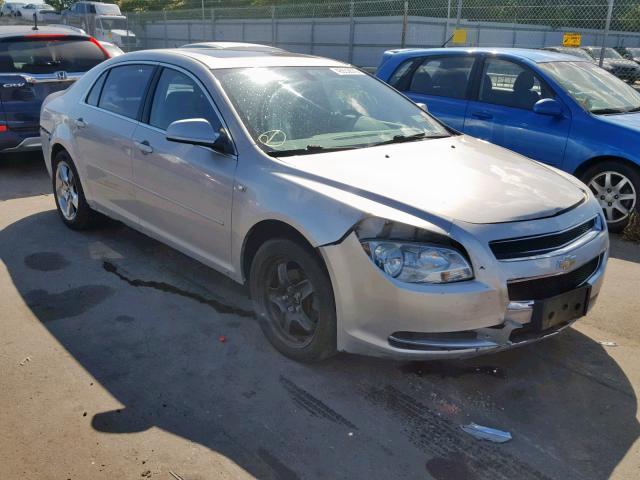 1G1ZH57B78F253483 - 2008 CHEVROLET MALIBU 1LT SILVER photo 1