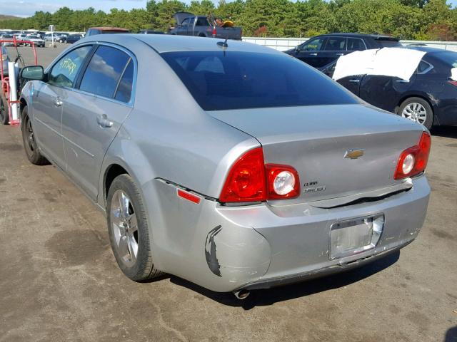 1G1ZH57B78F253483 - 2008 CHEVROLET MALIBU 1LT SILVER photo 3