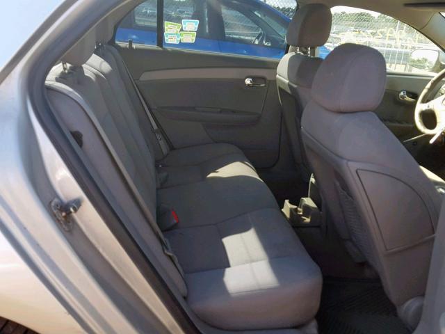 1G1ZH57B78F253483 - 2008 CHEVROLET MALIBU 1LT SILVER photo 6