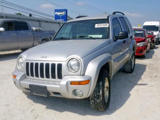 1J4GL58K42W230644 - 2002 JEEP LIBERTY LI SILVER photo 2