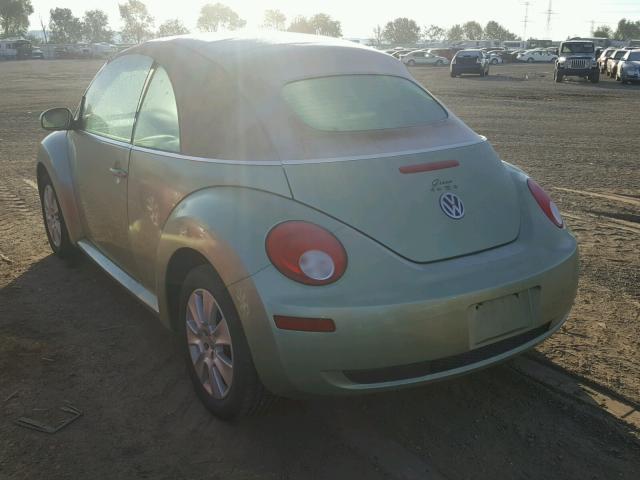 3VWRF31Y89M402092 - 2009 VOLKSWAGEN NEW BEETLE 绿色 照片 3