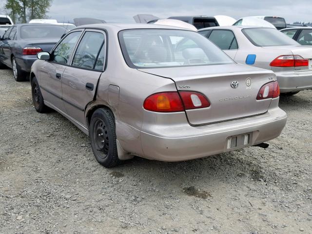 1NXBR12E6WZ074842 - 1998 TOYOTA COROLLA VE TAN photo 3