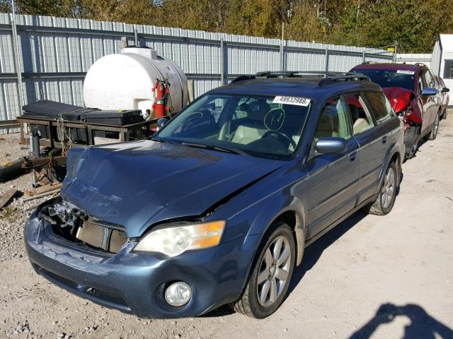 4S4BP62C967355176 - 2006 SUBARU LEGACY OUT BLUE photo 2