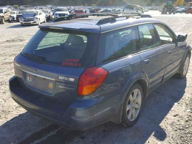 4S4BP62C967355176 - 2006 SUBARU LEGACY OUT BLUE photo 4