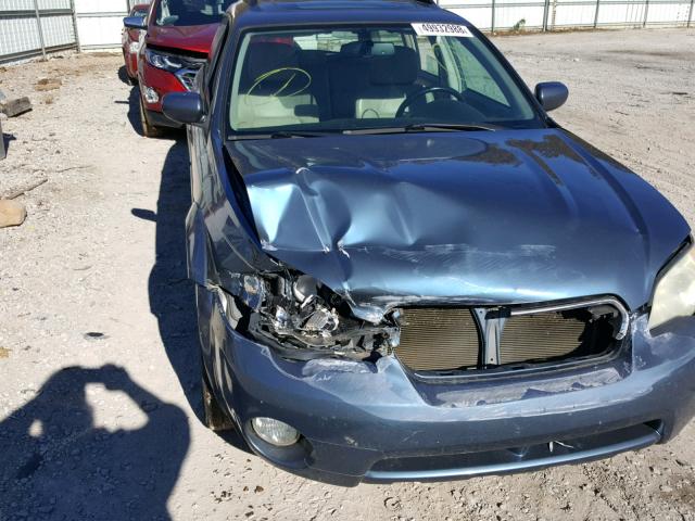 4S4BP62C967355176 - 2006 SUBARU LEGACY OUT BLUE photo 9