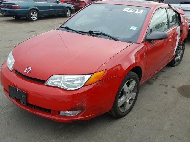 1G8AV18F37Z108956 - 2007 SATURN ION LEVEL RED photo 2