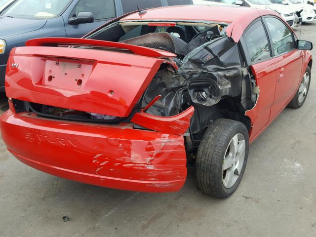 1G8AV18F37Z108956 - 2007 SATURN ION LEVEL RED photo 4
