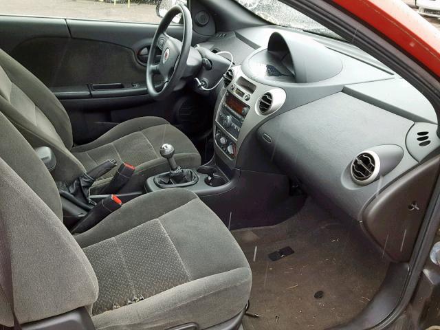 1G8AV18F37Z108956 - 2007 SATURN ION LEVEL RED photo 5