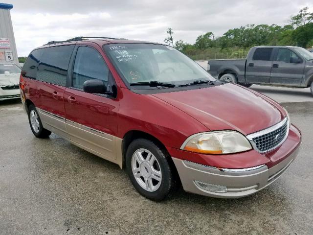 2FMZA53422BA99966 - 2002 FORD WINDSTAR S RED photo 1