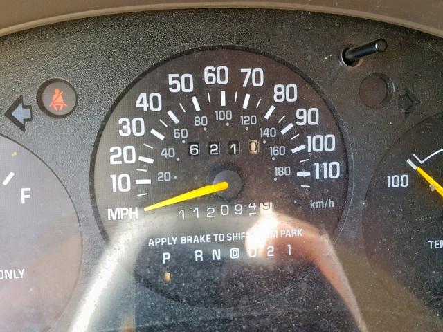 2G1WL52M2X9208016 - 1999 CHEVROLET LUMINA BAS თაფლისფერი ფოტო 8