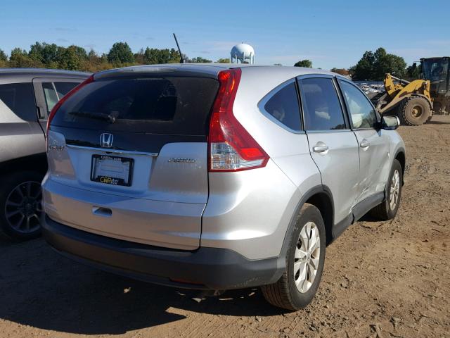 2HKRM4H57DH602535 - 2013 HONDA CR-V EX SILVER photo 4