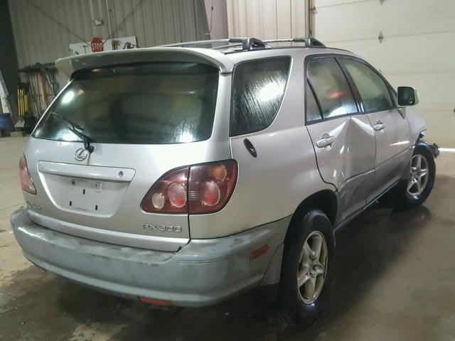 JT6HF10UXY0163767 - 2000 LEXUS RX 300 SILVER photo 4