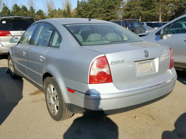 WVWRH63B33P265040 - 2003 VOLKSWAGEN PASSAT GLX 银色 照片 3
