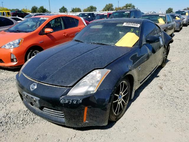 JN1AZ34EX3T020778 - 2003 NISSAN 350Z COUPE BLACK photo 2