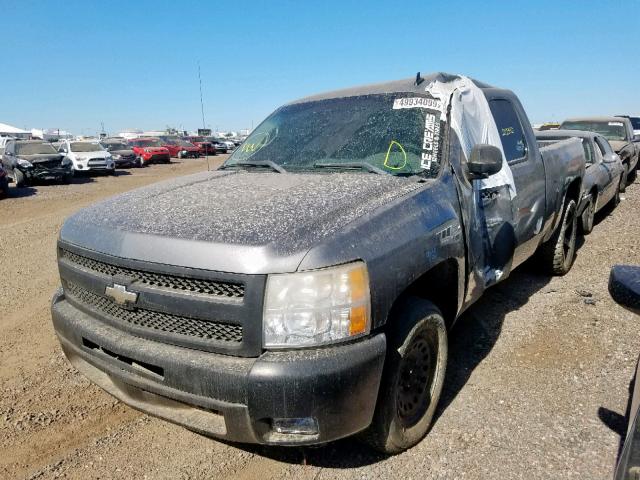 1GCEC19C77Z503045 - 2007 CHEVROLET SILVERADO GRAY photo 2