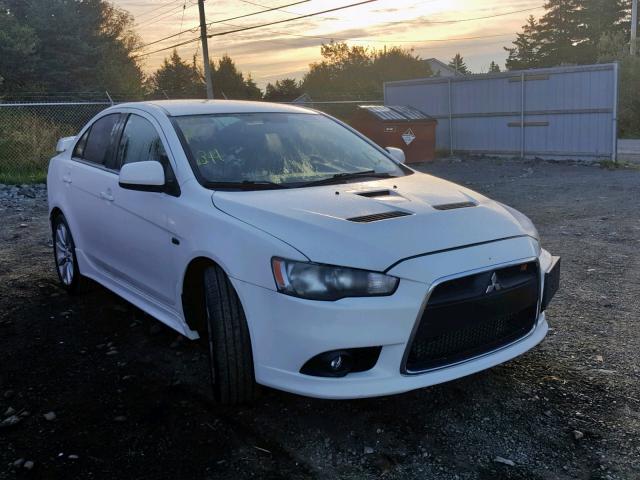 JA32V6FV4AU008367 - 2010 MITSUBISHI LANCER RAL WHITE photo 1