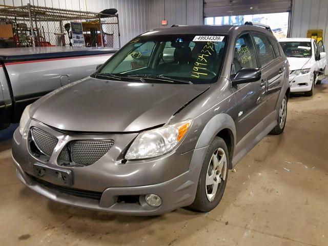 5Y2SL658X7Z418430 - 2007 PONTIAC VIBE GRAY photo 2