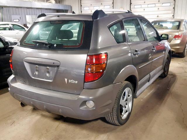 5Y2SL658X7Z418430 - 2007 PONTIAC VIBE GRAY photo 4