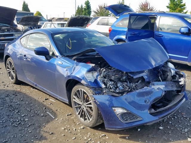 JF1ZNAA15D1705615 - 2013 TOYOTA SCION FR-S BLUE photo 1