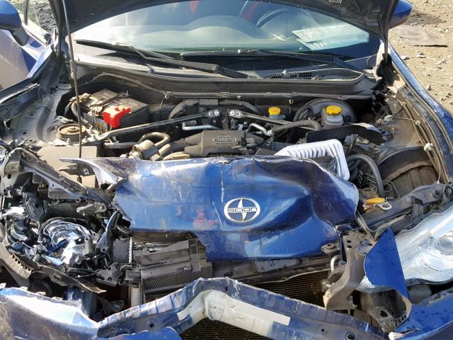 JF1ZNAA15D1705615 - 2013 TOYOTA SCION FR-S BLUE photo 7