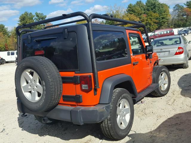 1C4AJWAG3FL714471 - 2015 JEEP WRANGLER S ORANGE photo 4