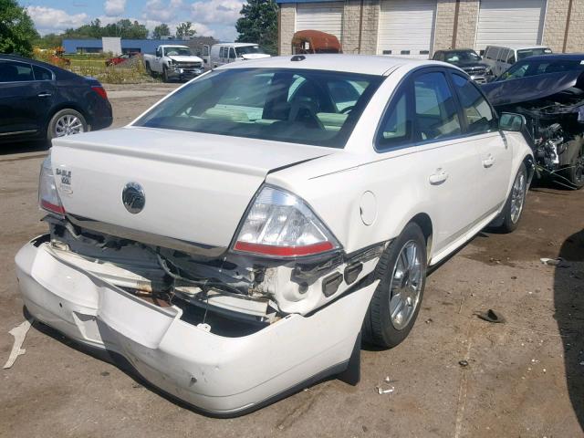 1MEHM42W99G613530 - 2009 MERCURY SABLE PREM WHITE photo 4