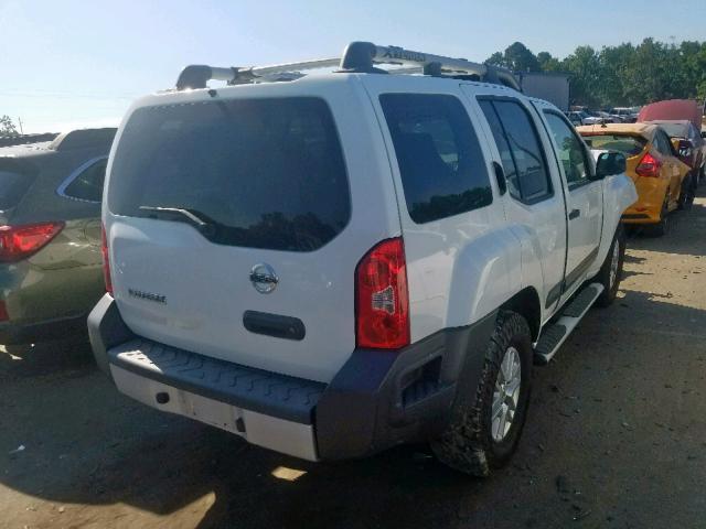 5N1AN0NU0FN657583 - 2015 NISSAN XTERRA X WHITE photo 4