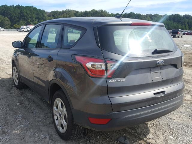 1FMCU0F76HUA75520 - 2017 FORD ESCAPE S GRAY photo 3