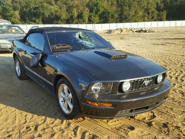 1ZVFT85H975242231 - 2007 FORD MUSTANG GT GRAY photo 1