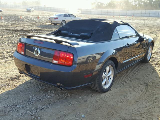 1ZVFT85H975242231 - 2007 FORD MUSTANG GT GRAY photo 4