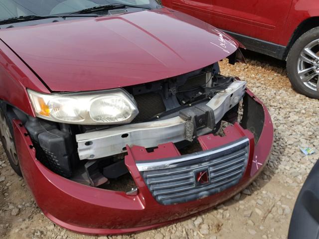 1G8AJ52F15Z164628 - 2005 SATURN ION LEVEL MAROON photo 9