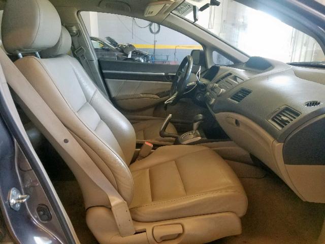 2HGFA1F97AH507270 - 2010 HONDA CIVIC EXL 灰色 照片 5