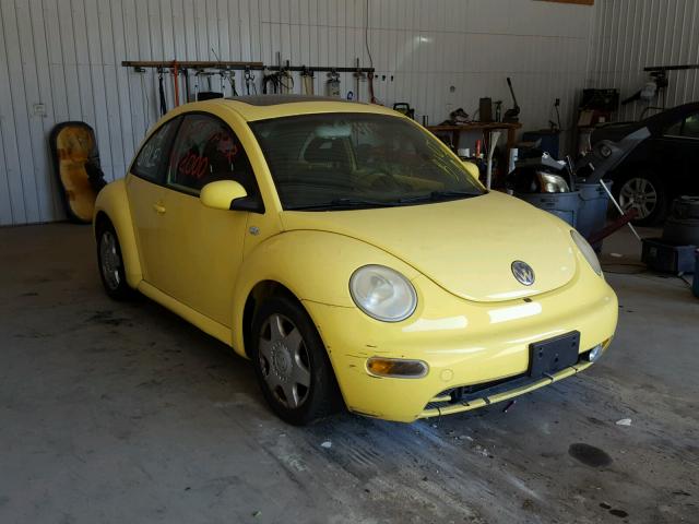 3VWCK21C71M446329 - 2001 VOLKSWAGEN NEW BEETLE YELLOW photo 1