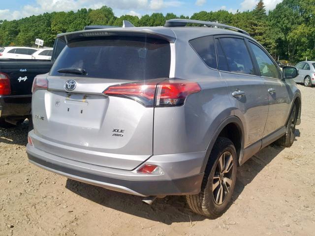 2T3RFREV4JW789250 - 2018 TOYOTA RAV4 ADVEN SILVER photo 4