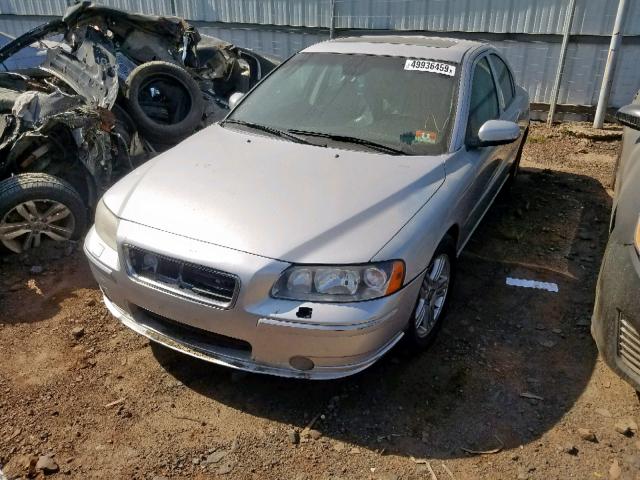 YV1RS592372640733 - 2007 VOLVO S60 2.5T GRAY photo 2