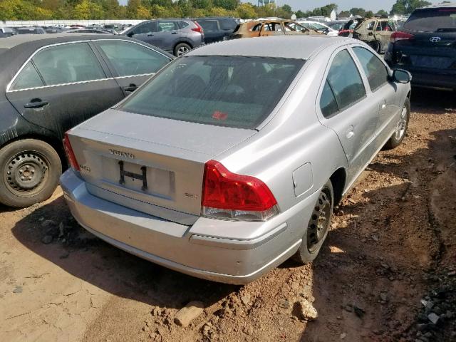 YV1RS592372640733 - 2007 VOLVO S60 2.5T GRAY photo 4