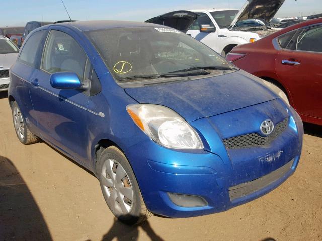 JTDJT4K32A5304459 - 2010 TOYOTA YARIS BLUE photo 1