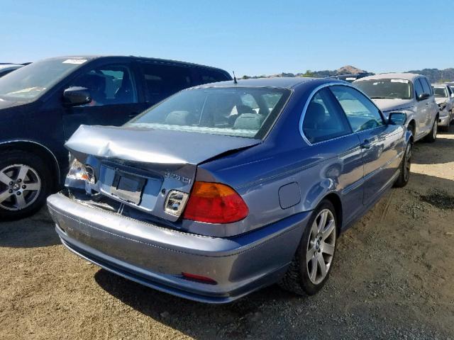 WBABM3345YJN84816 - 2000 BMW 323 CI BLUE photo 4