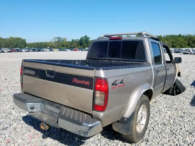 1N6ED27Y8YC392587 - 2000 NISSAN FRONTIER C GRAY photo 4