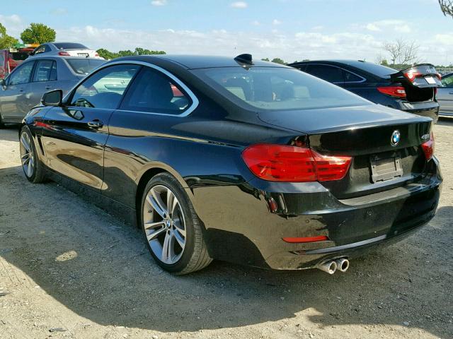 WBA3N7C52GK226096 - 2016 BMW 428 I BLACK photo 3