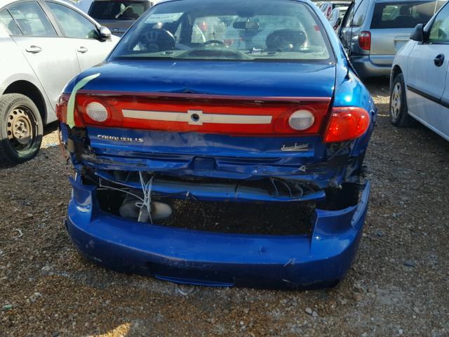 1G1JF52F637309512 - 2003 CHEVROLET CAVALIER L BLUE photo 9