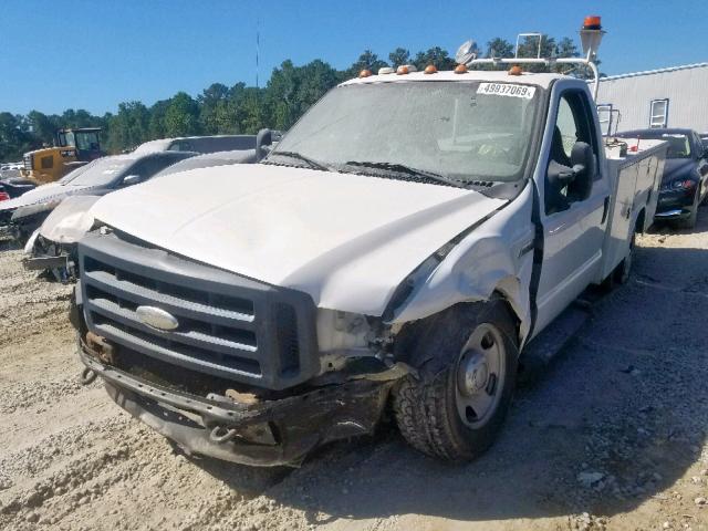 1FDSF34577EA01900 - 2007 FORD F350 SRW S WHITE photo 2