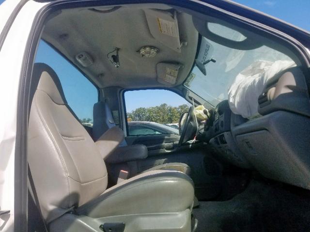 1FDSF34577EA01900 - 2007 FORD F350 SRW S WHITE photo 5