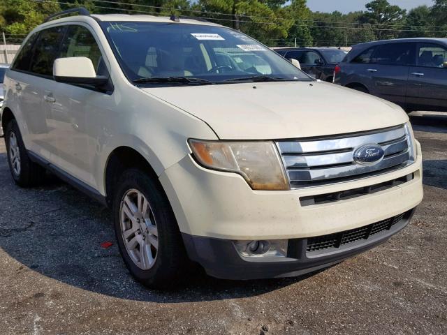 2FMDK38C78BA72718 - 2008 FORD EDGE SEL WHITE photo 1